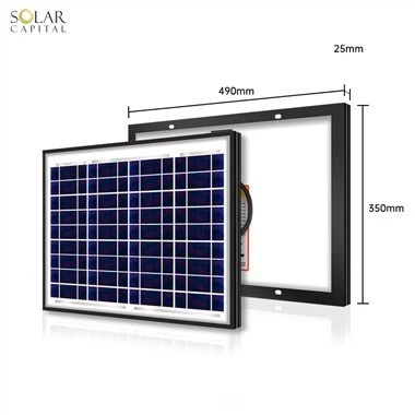 Bảng điều khiển năng lượng mặt trời đa tinh thể 20W